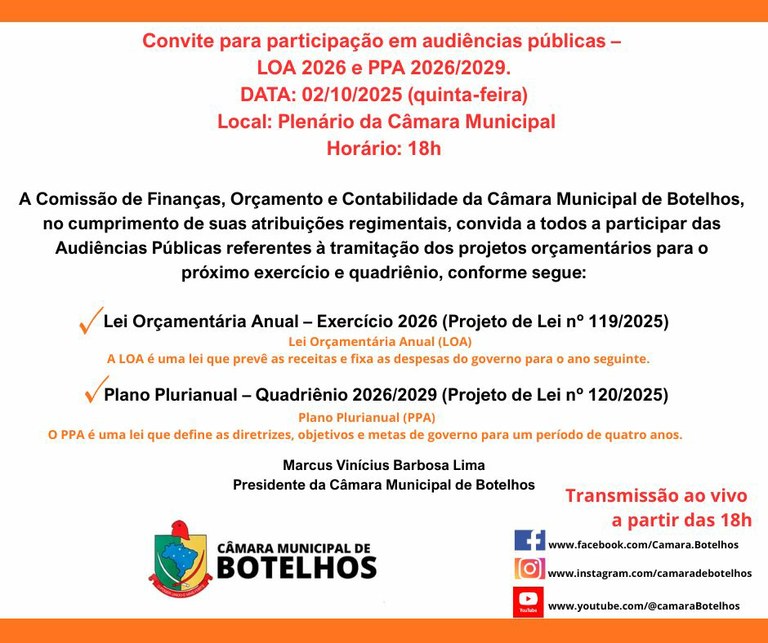 Audiências Públicas