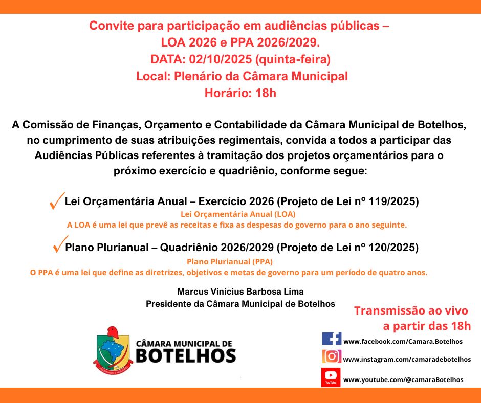 Audiências Públicas