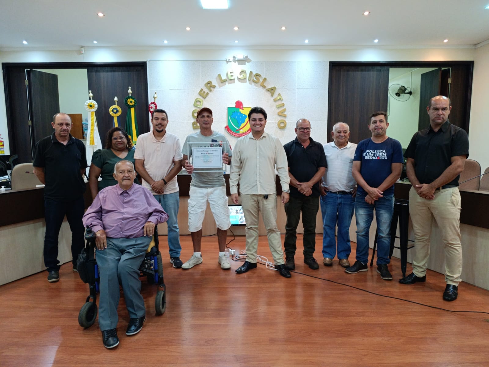 Câmara concede Moção de Aplausos à Célio Marcio