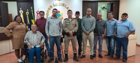 Câmara recebe visita do Tenente Toledo da PM de Botelhos
