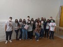 Estudantes do PJ Botelhos visitam o Centro Convivência Cultural de Caldas