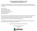 Lista dos inscritos no processo seletivo de Estagiários