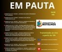 Pauta da sessão Ordinária de 18 de agosto de 2025